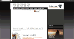 Desktop Screenshot of blog.thinctanc.com